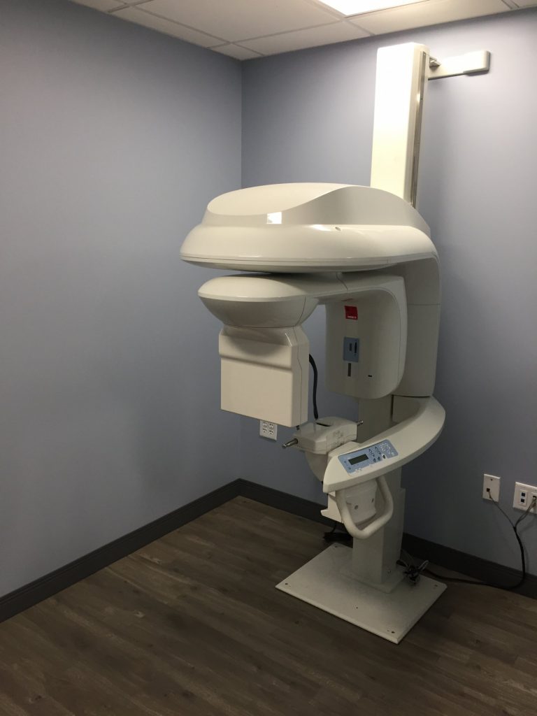 An image of the x-ray machine